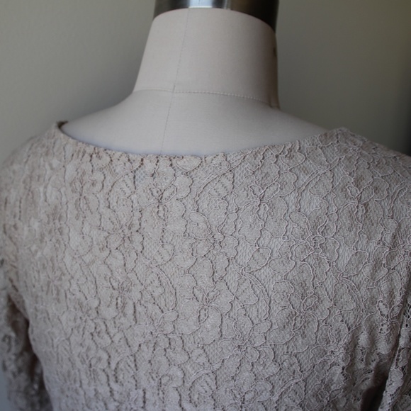 Cropped Lace Babton Shirt; Lined - Picture 5 of 10
